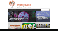 Desktop Screenshot of capelliricci.it